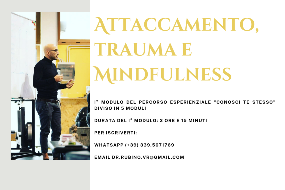 attaccamento, trauma, mindfulness - dalla nascita alla morte